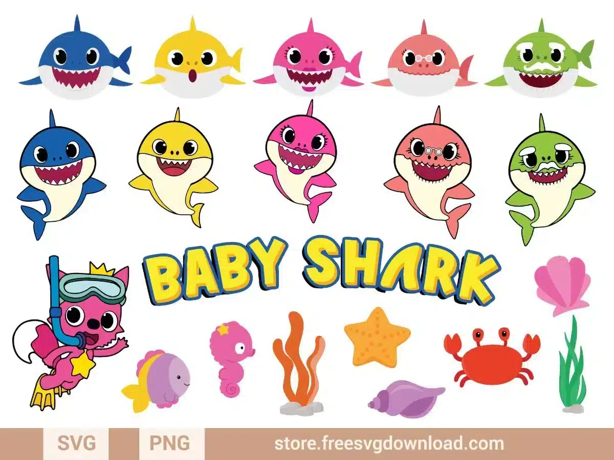 free baby shark printables free baby shark printables