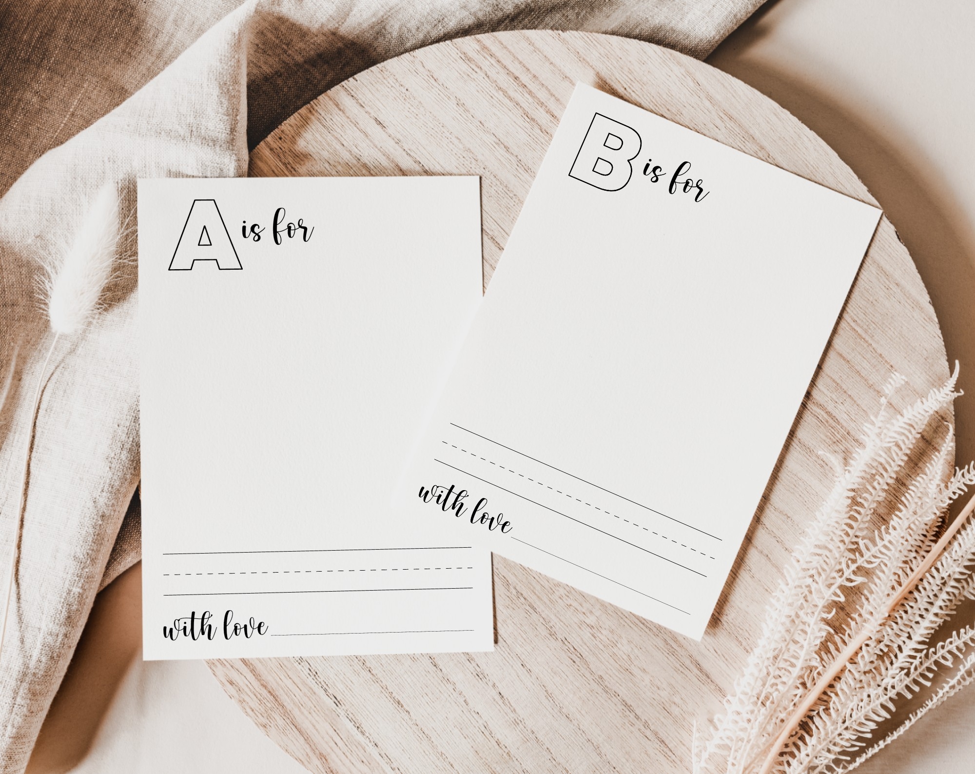 Babys First Abc Book Blank Version