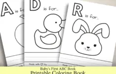 Babys First Abc Book Without Titles Baby