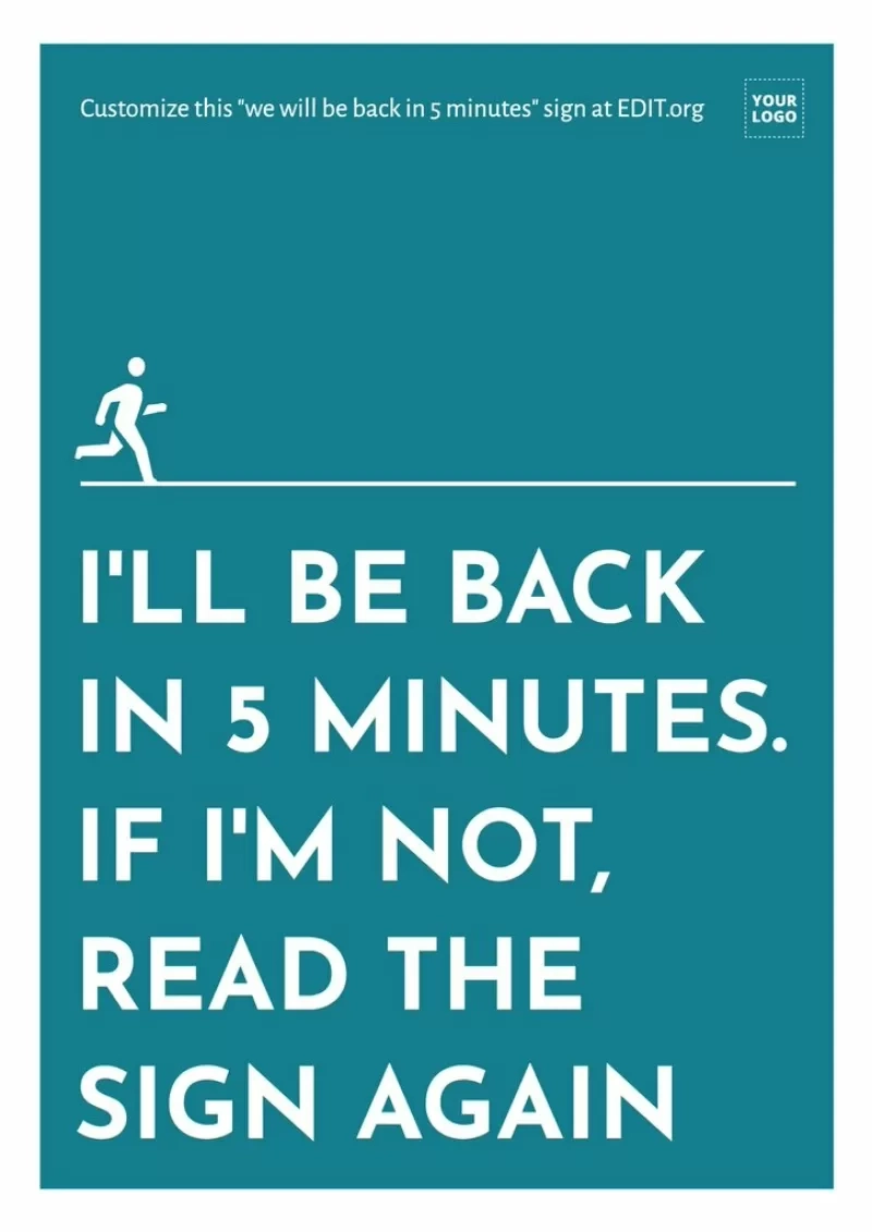 free printable be right back signs free printable be right back signs