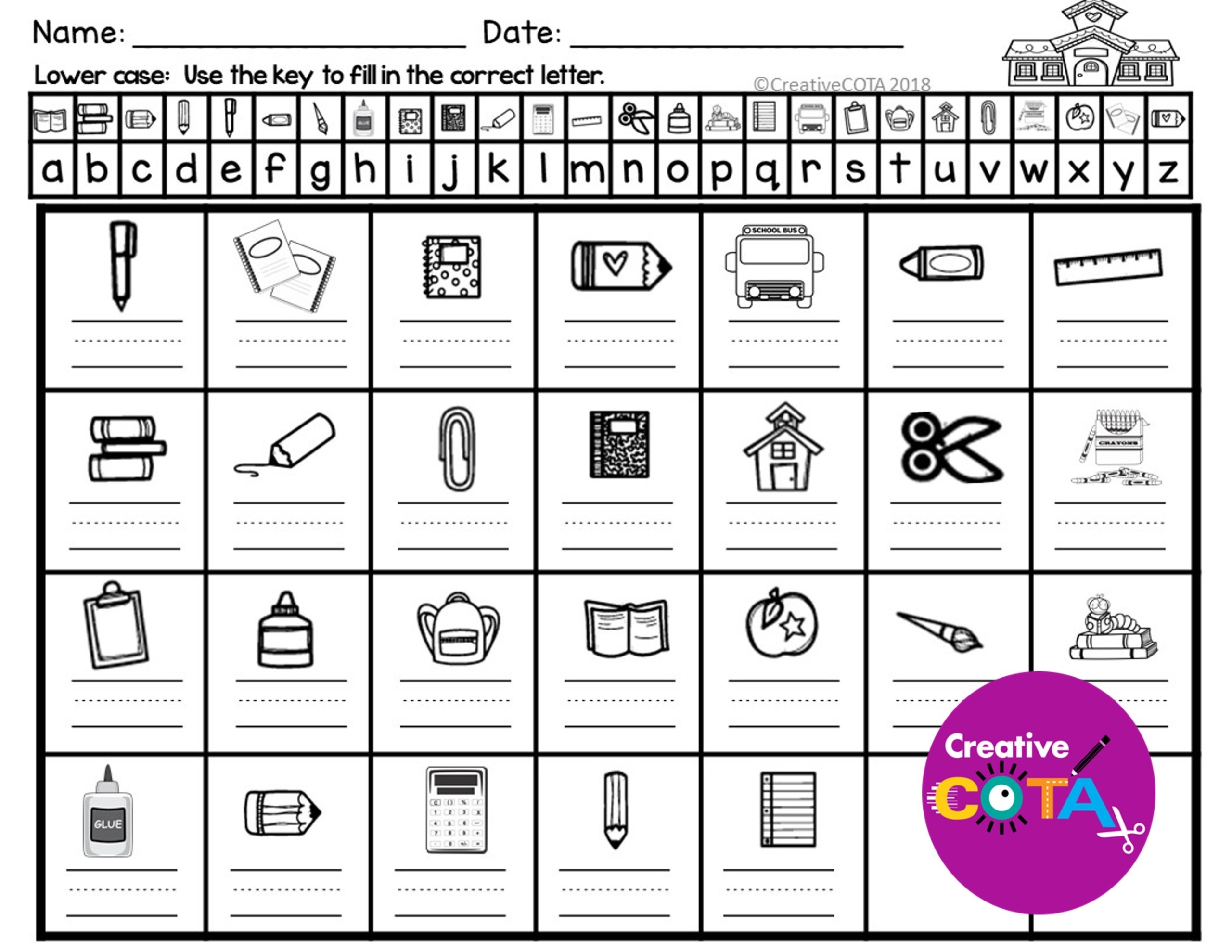 Back To School Secret Code Worksheets Back To School Secret Code Worksheets