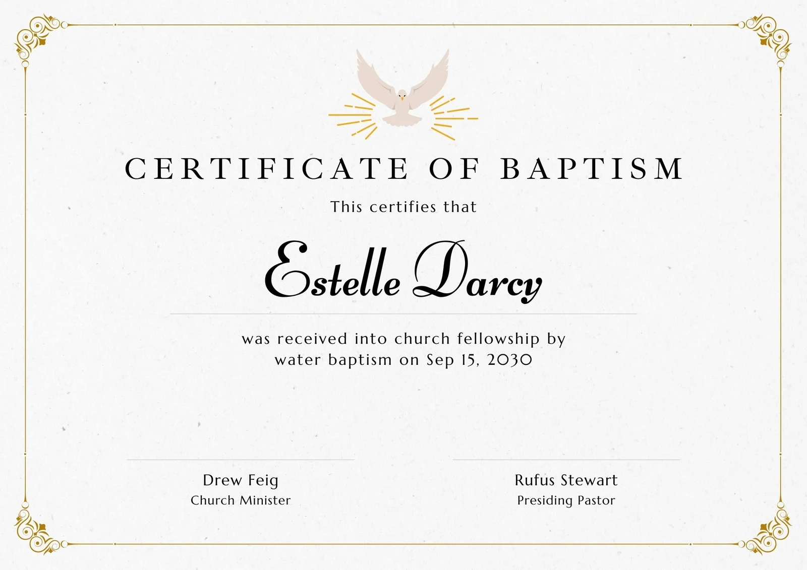 free religious certificate templates