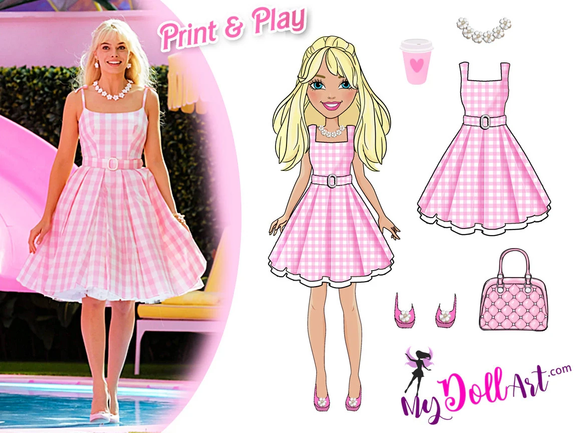 Barbie Movie Outfits Printable Dress Up Barbie Movie Outfits Printable Dress Up