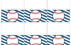 Baseball Place Card Holders Free Printable