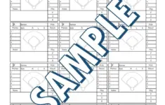 Baseball Spray Chart Printable Charts