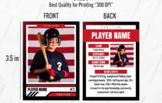 Baseball Trading Cards Template