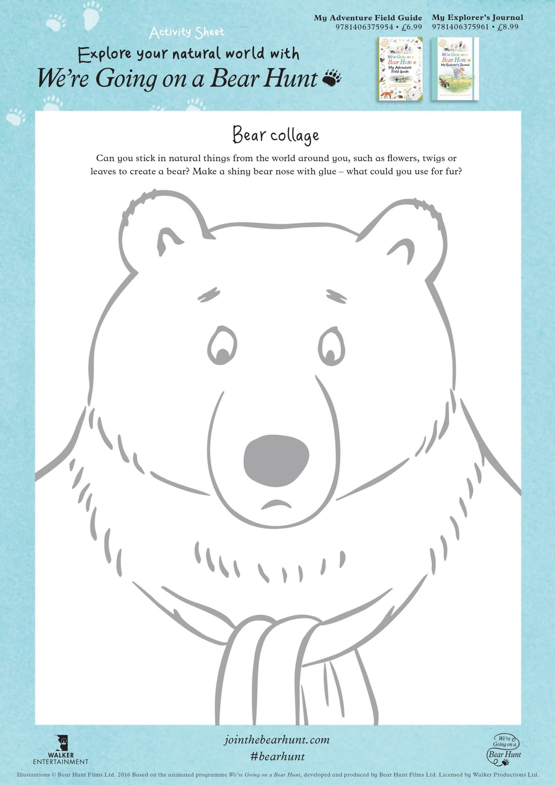 were going on a bear hunt free printables