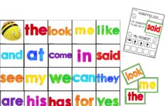 Bee Bot Mat Teaching Sight Words