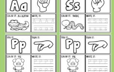 Beginner American Sign Language Worksheets