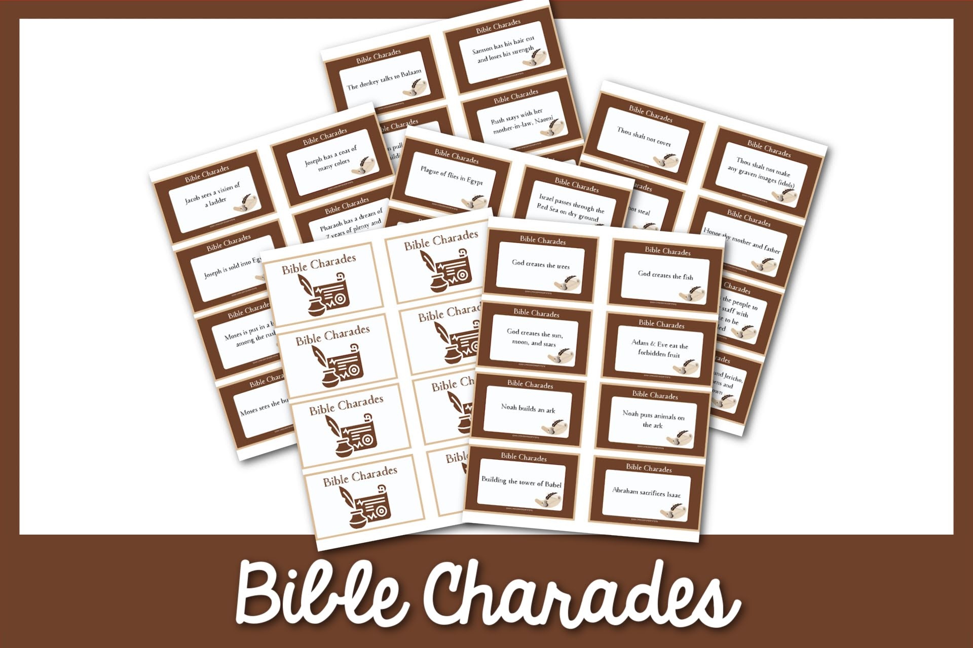 Best Bible Charades Best Bible Charades