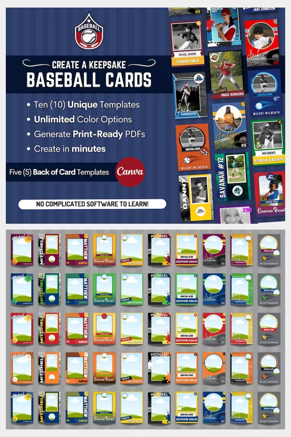 Best Trading Card Templates Best Trading Card Templates
