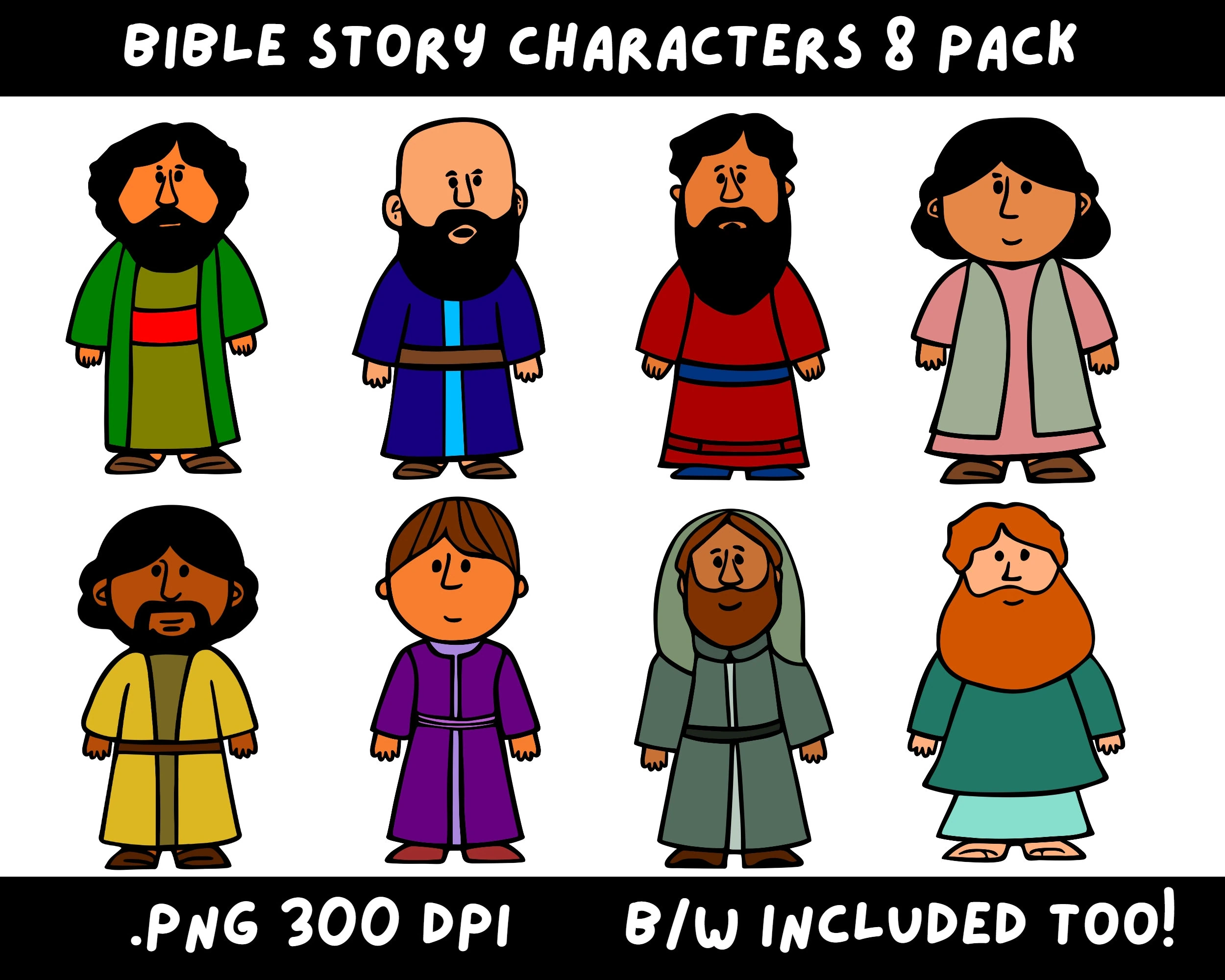 Bible Character Cutouts Bible Character Cutouts
