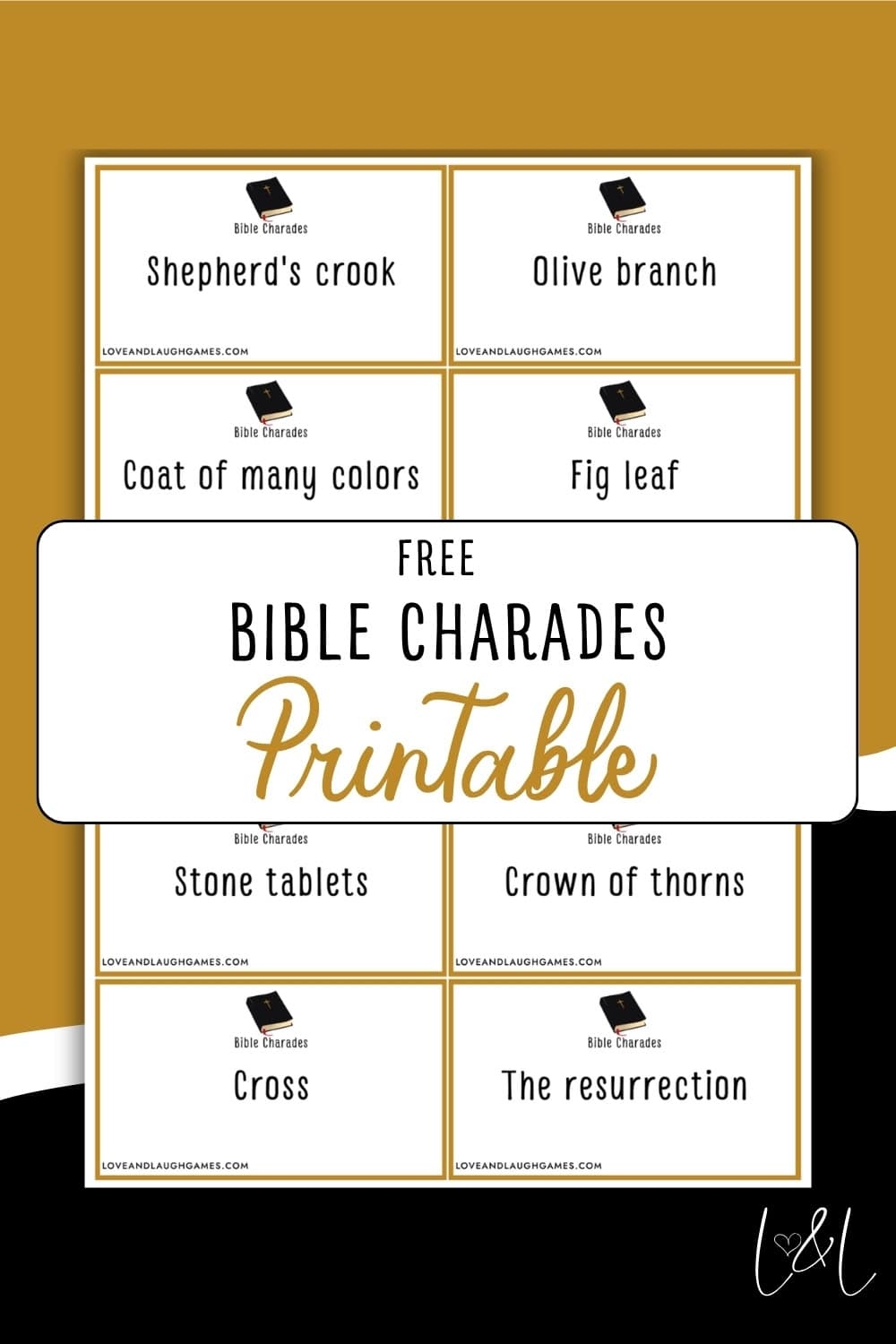 Bible Charades Free Printable Bible Charades Free Printable