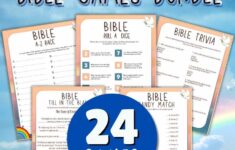 Bible Games Bundle Printable
