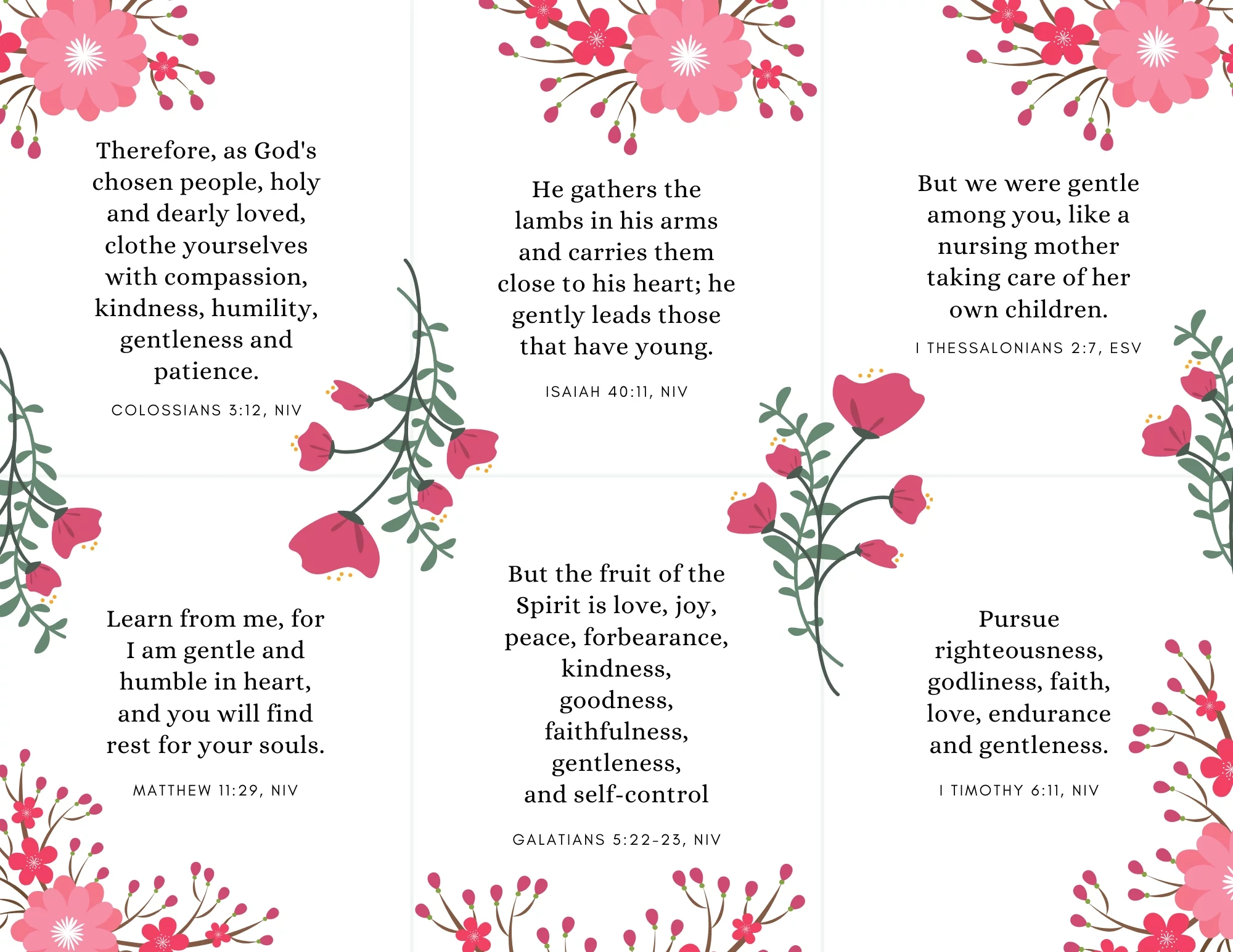 Bible Verse Cards