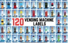 Big Button Vending Machine Drink Labels 120 Hvv Designs Pdf Download