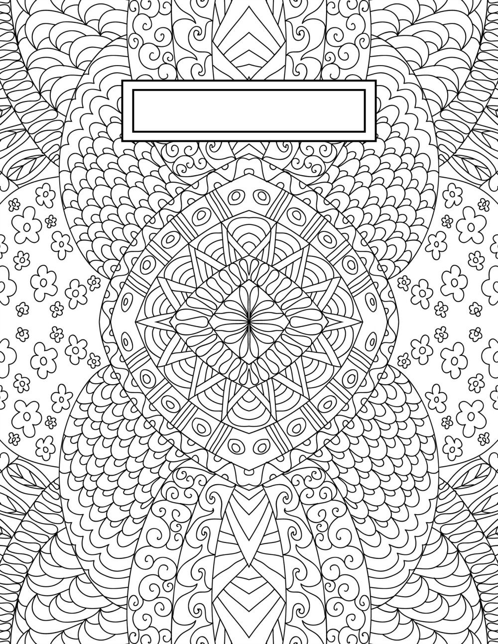 Binder Cover Coloring Pages For Adults Binder Cover Coloring Pages For Adults