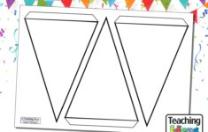 Blank Bunting Template