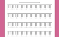 Blank Keyboard Worksheet Gray Version