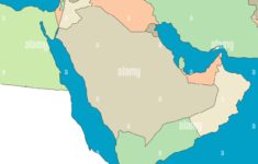 Blank Map Middle East
