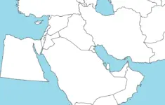 Blank Map Of The Middle East