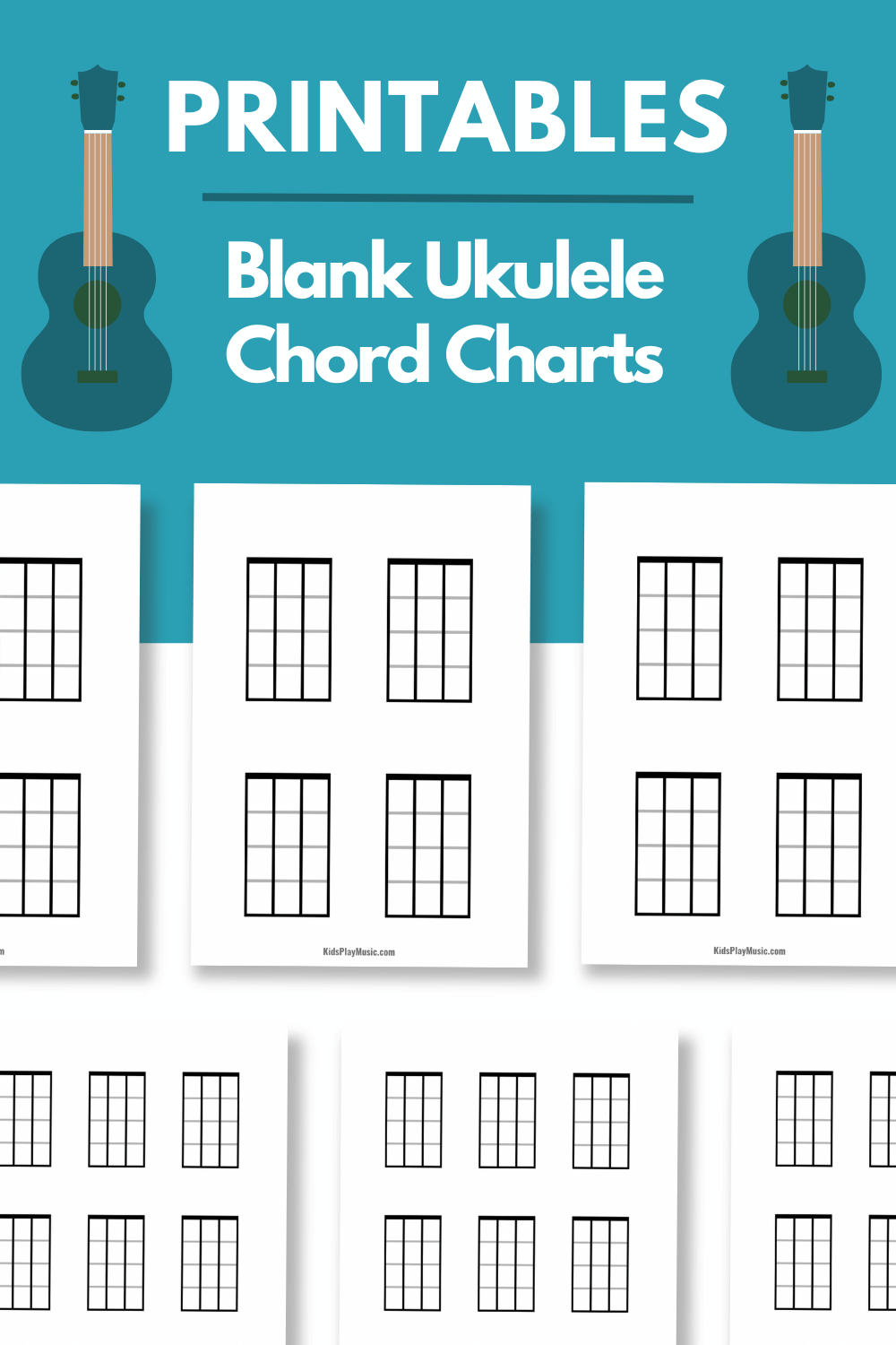 free printable basic ukulele chord chart