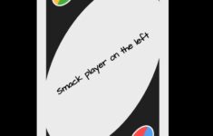 Blank Uno Card Template
