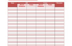 Blood Pressure Log
