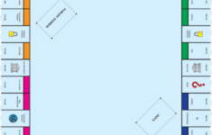 Board Monopoly Board Blank Template