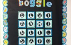 Boggle Board W Printable
