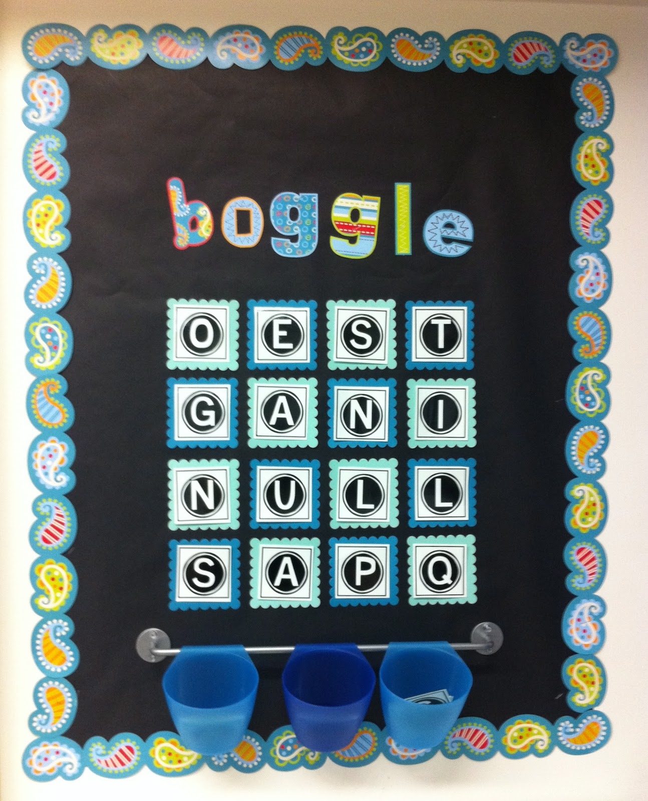 Boggle Board W Printable