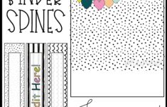 Bold Brights Editable Binder Covers