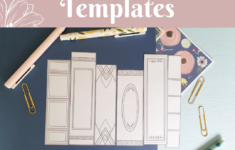 Book Spine Template Modern Style