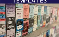 Book Spine Template Pdf