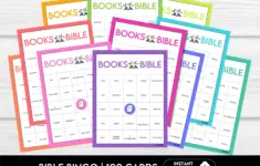 Books Of The Bible Bingo Cards
