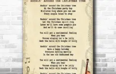 Brenda Lee Rockin Around The Christmas Tree Song Lyric Music Wall Art Print