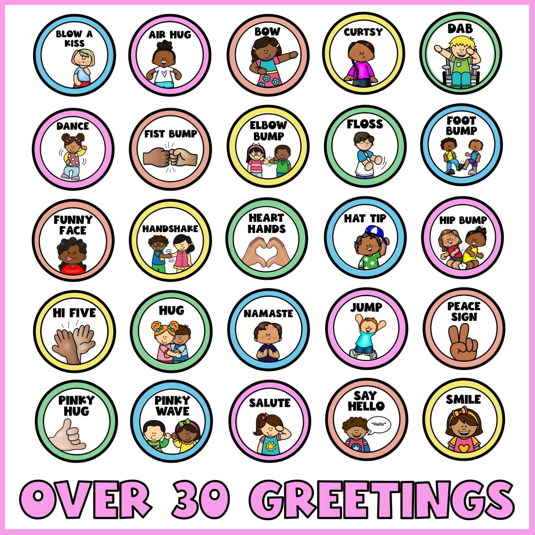 free printable morning greeting signs