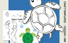 Build A Turtle Printable Cut And Paste