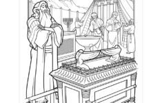 Building The Tabernacle Coloring Page Printable