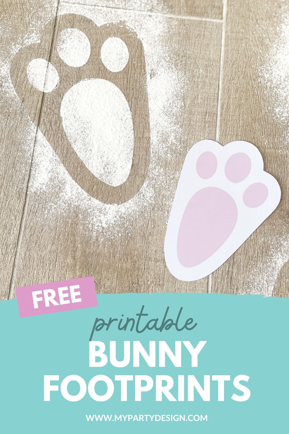 Bunny Footprint Template Free Printable Bunny Footprint Template Free Printable
