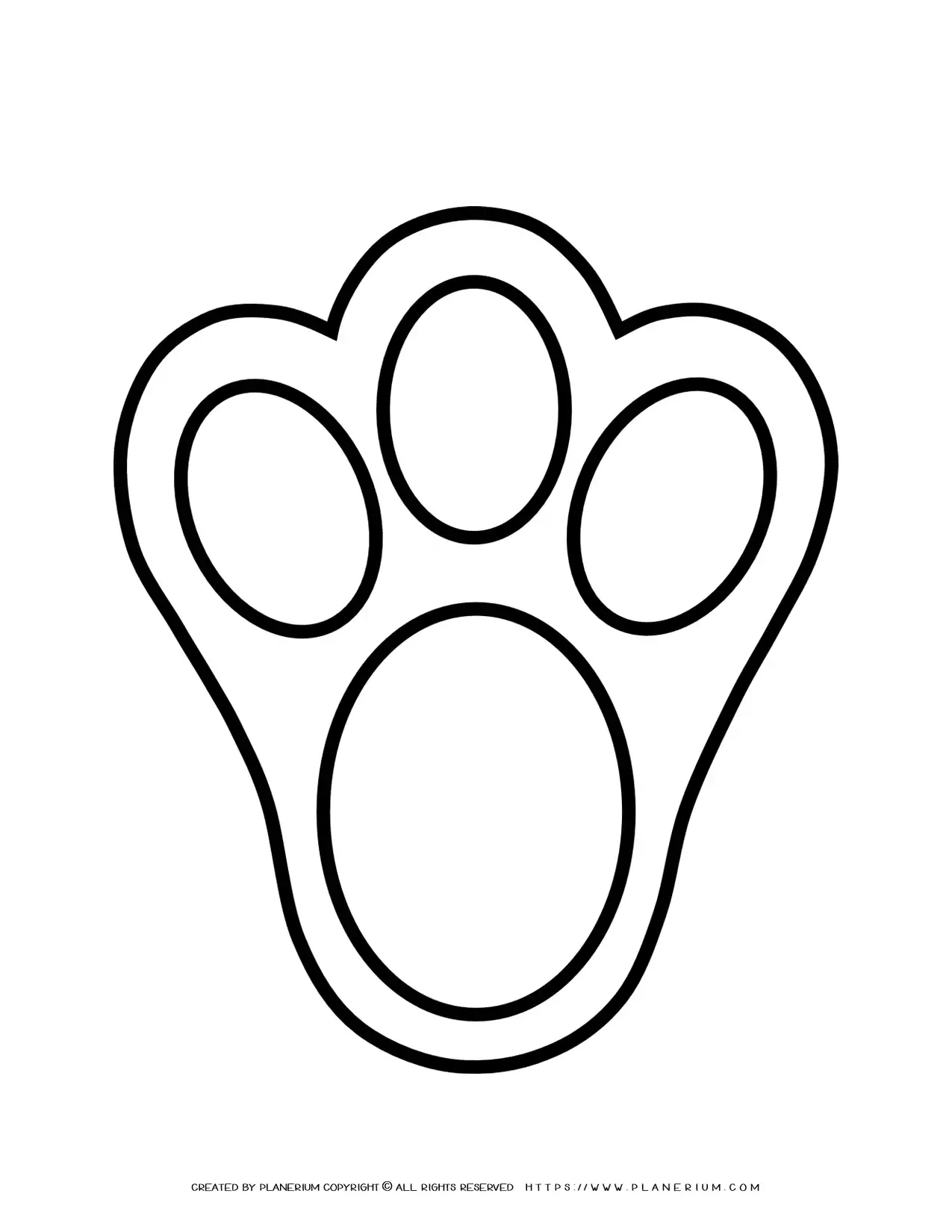 Bunny Footprint Bunny Footprint