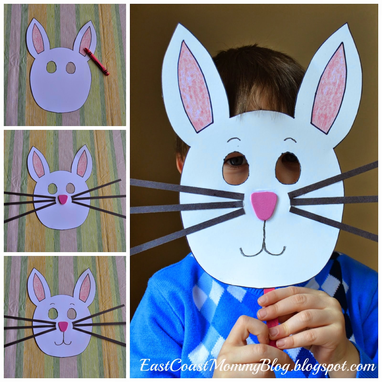 Bunny Mask Preschool Craft