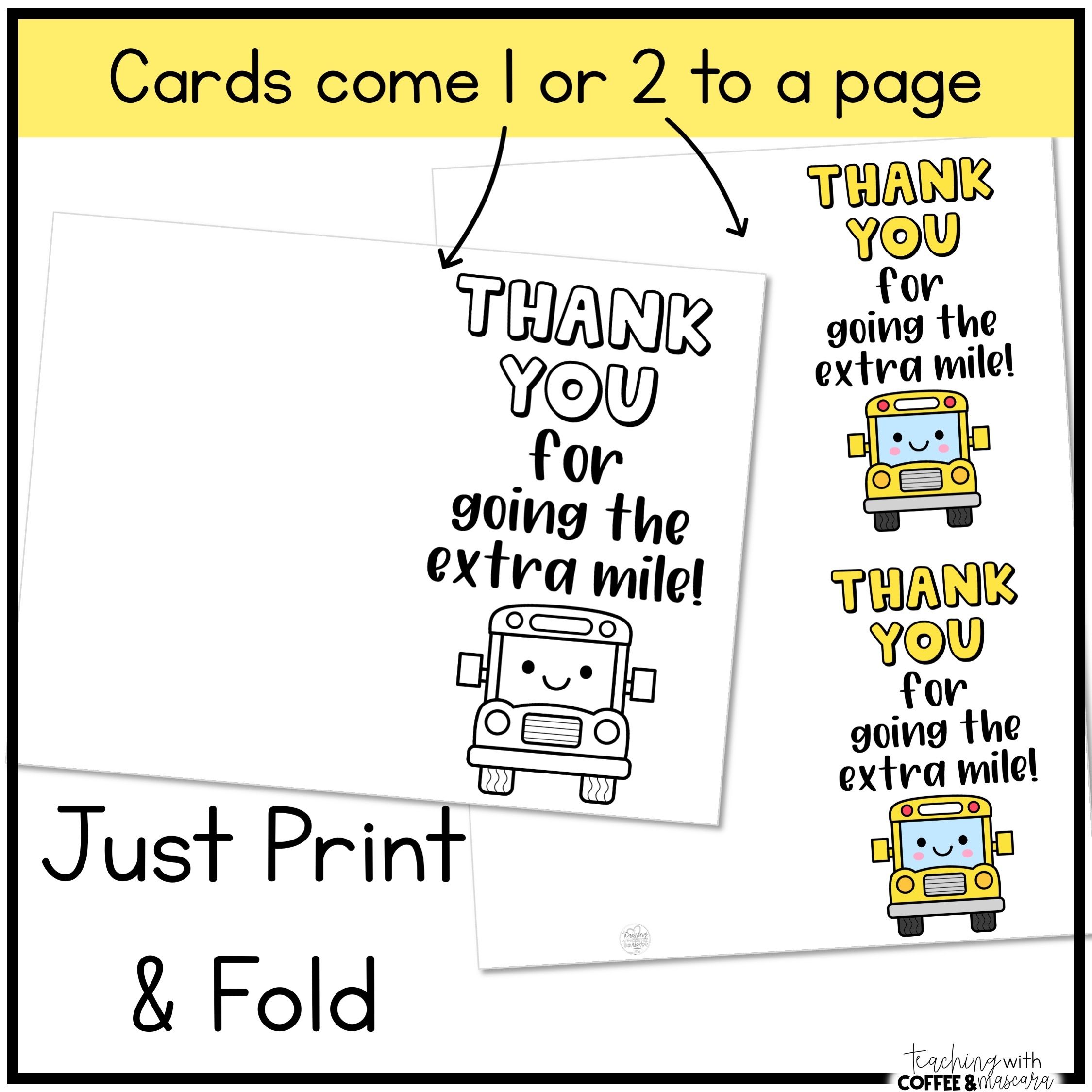 Bus Driver Appreciation Cards Thank You Cards For Bus Drivers Bus Driver Appreciation Cards Thank You Cards For Bus Drivers