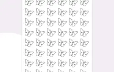 Butterfly Royal Icing Transfer Sheets
