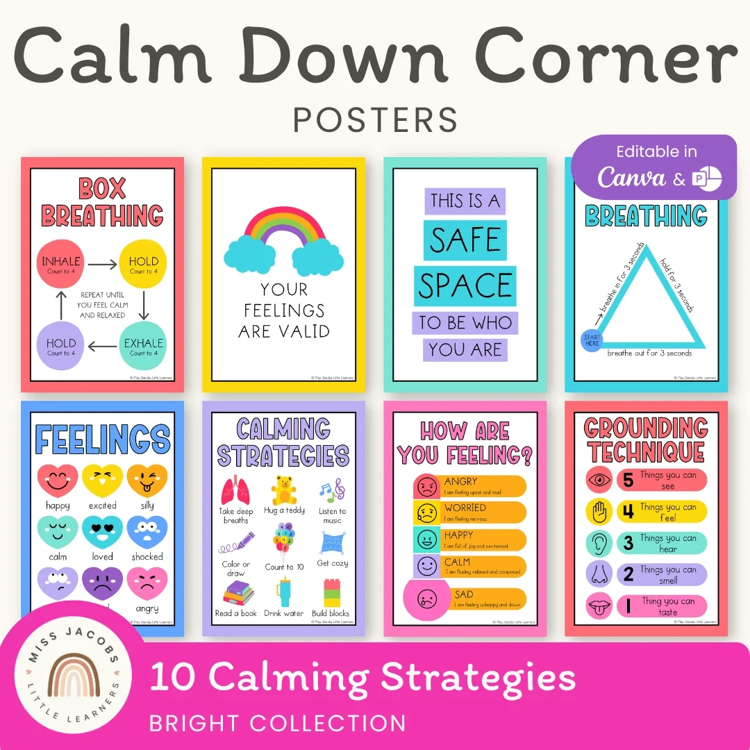 calming corner printables free calming corner printables free