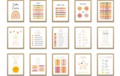 Calming Corner Wall Art Poster Set 15 Calm Down Strategies Educational Feelings Chart Printable Preschool Decor