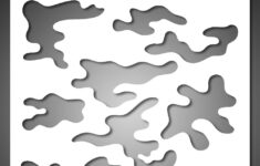 Camouflage Stencil Et0003
