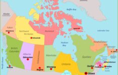 Canada Provinces And Capitals Map