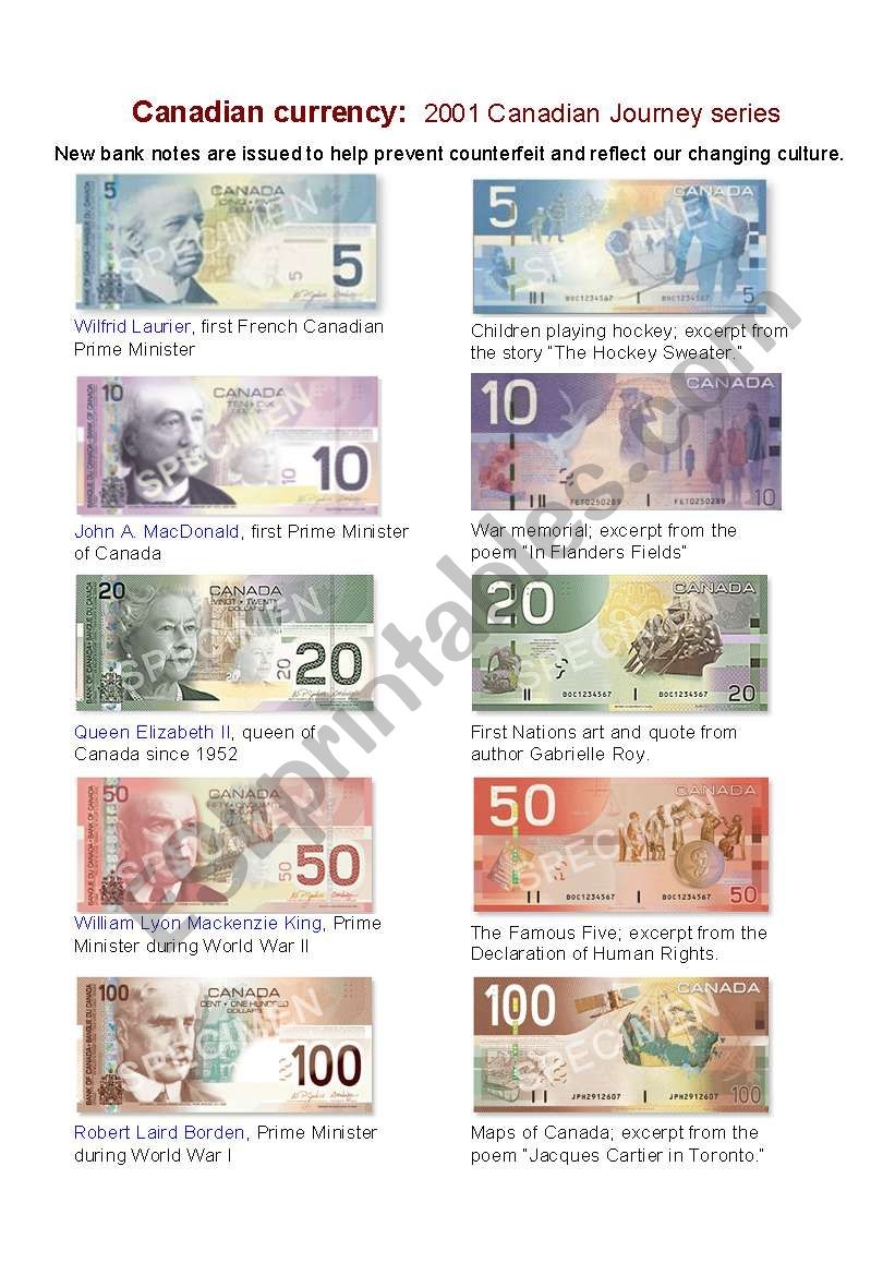 canadian play money printables free canadian play money printables free