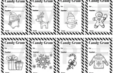 Candy Grams Christmas Candy Cane Gift